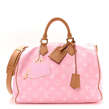 Louis Vuitton Calfskin Monogram Speedy P9 Bandouliere 40 Candy 2 of 22
