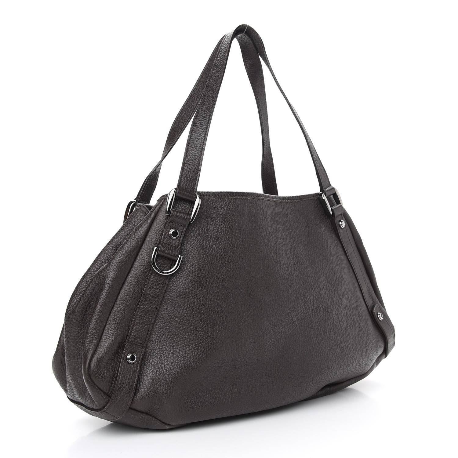 Gucci Calfskin Medium Abbey Shoulder Bag Dark Brown 3 of 10