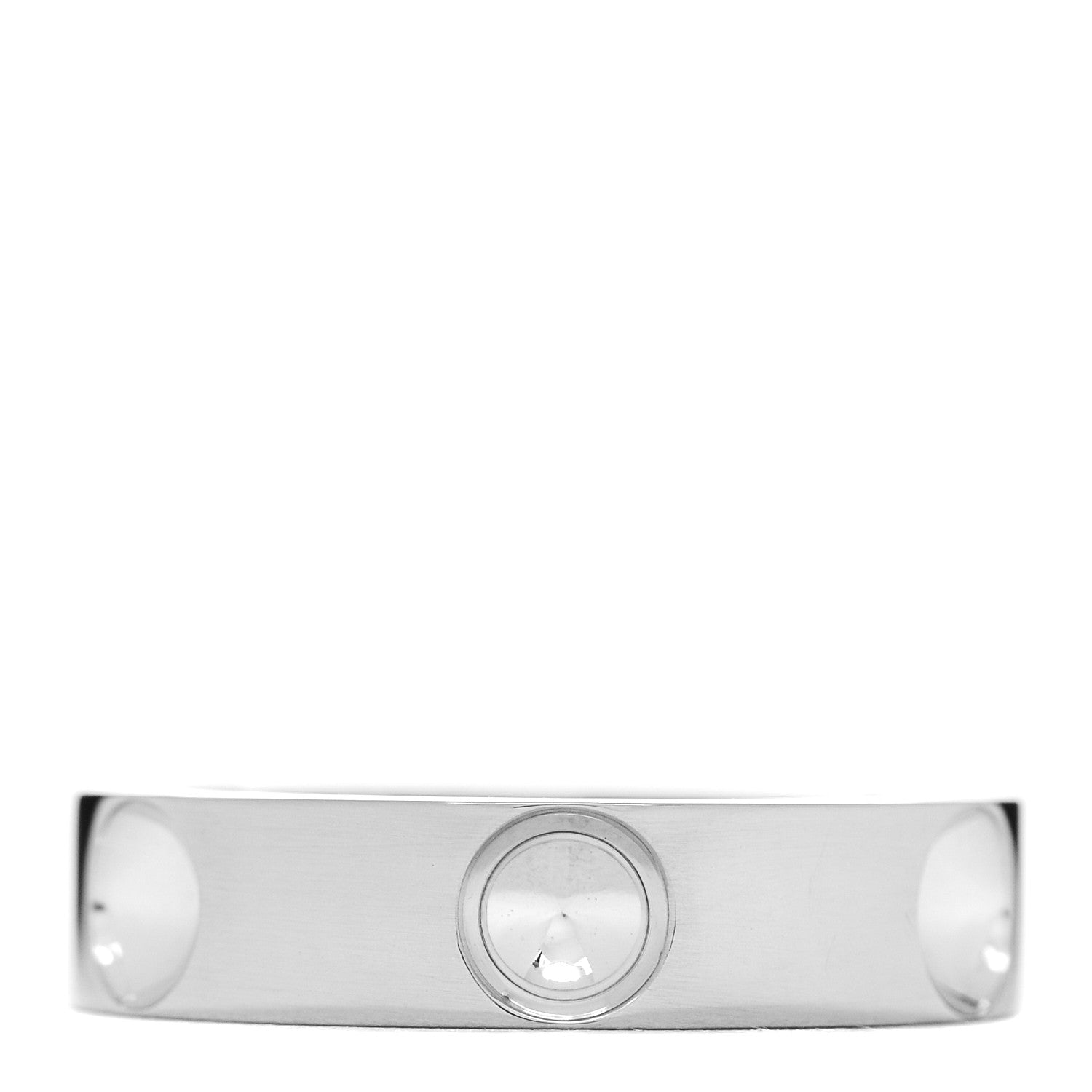 Louis Vuitton 18K White Gold Empreinte Ring 53 6.25 1 of 5