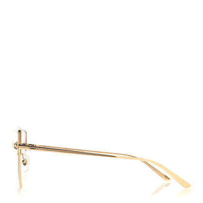 Cartier Panthere De Cartier Square Sunglasses Gold 3 of 9