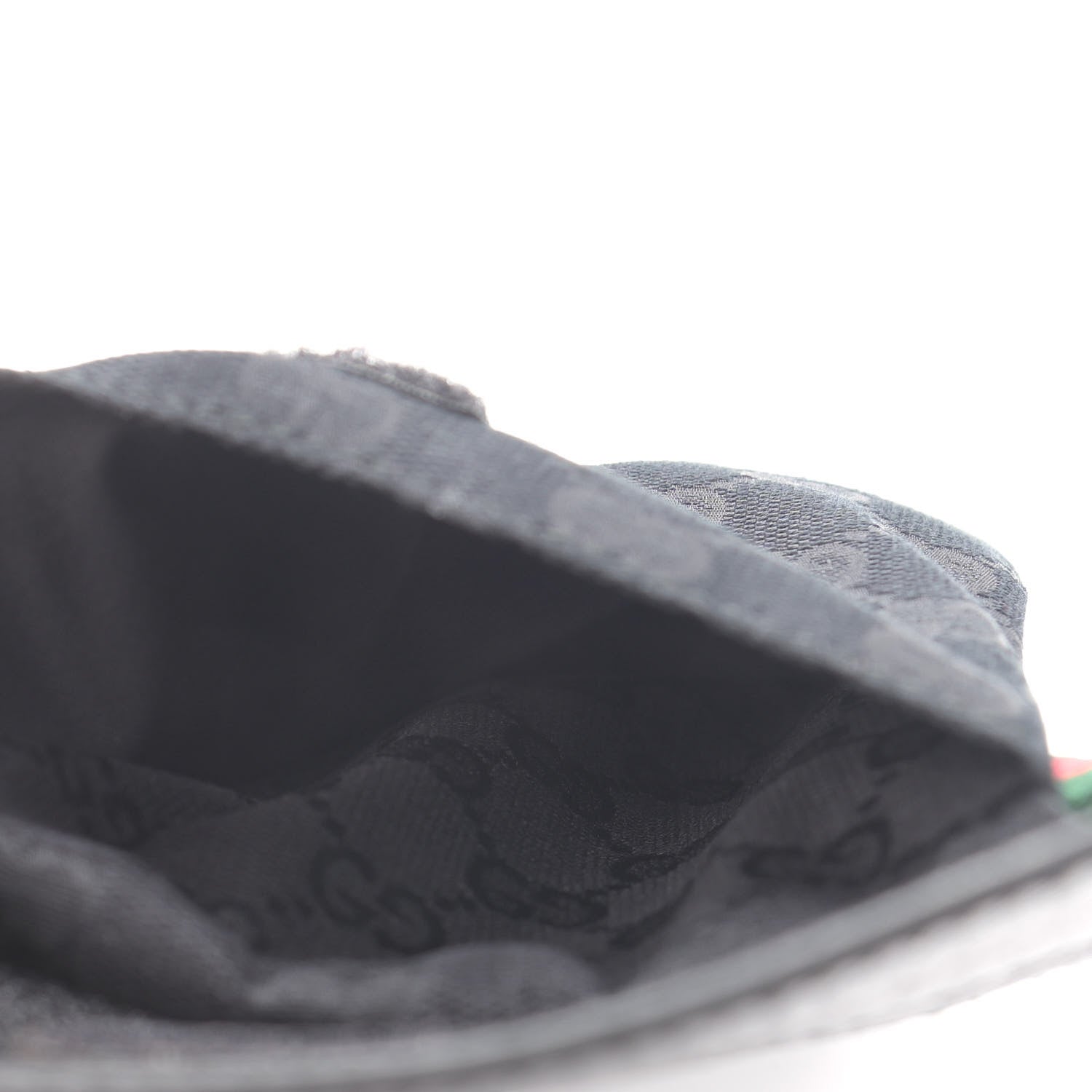 Gucci GG Monogram Web Double Pocket Belt Bag Black 7 of 12