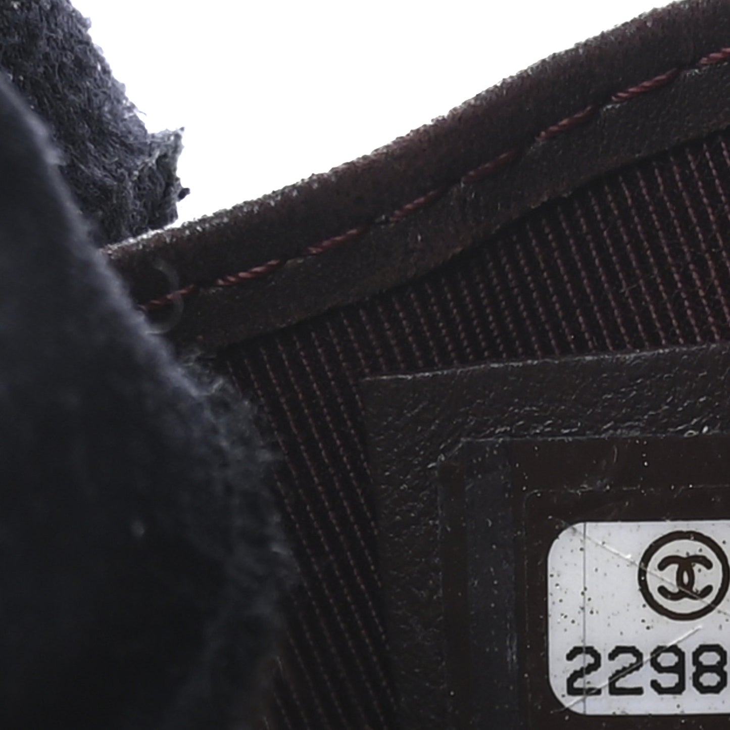 Lambskin Quilted Key Holder Case Black