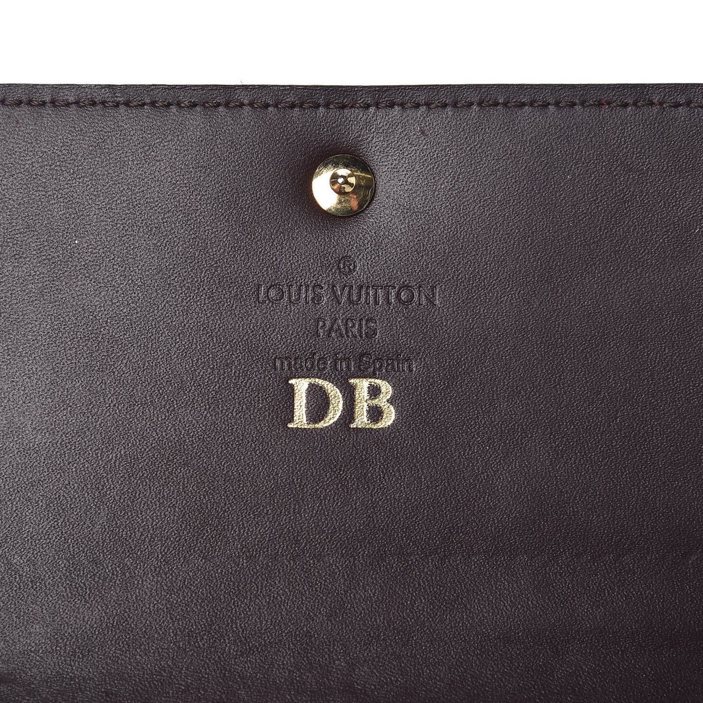 Vernis Business Card Holder Amarante