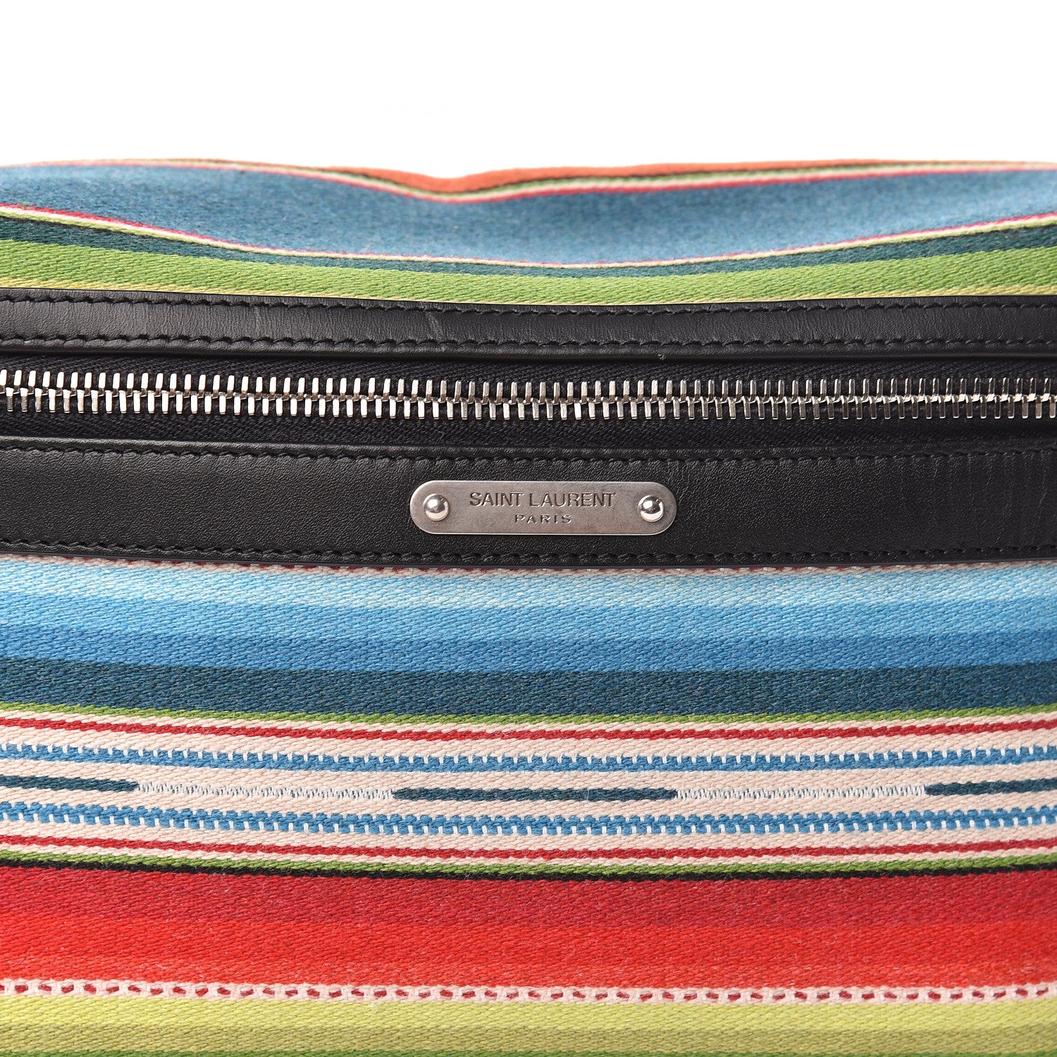 Saint Laurent Wool Mexican Jacquard City Belt Bag Multicolor 10 of 10