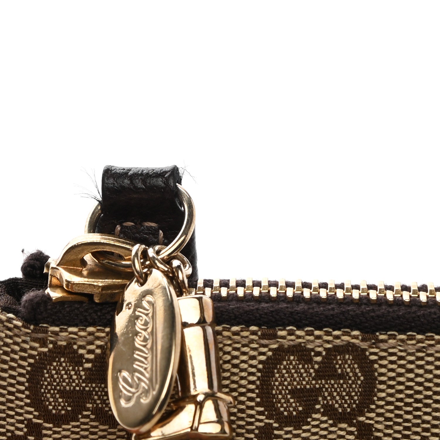 Gucci Monogram Jolicoeur Pochette Brown 9 of 9