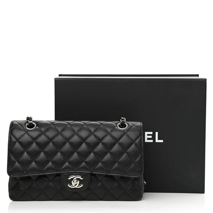 Chanel Caviar Quilted Medium Double Flap Black 9 of 9