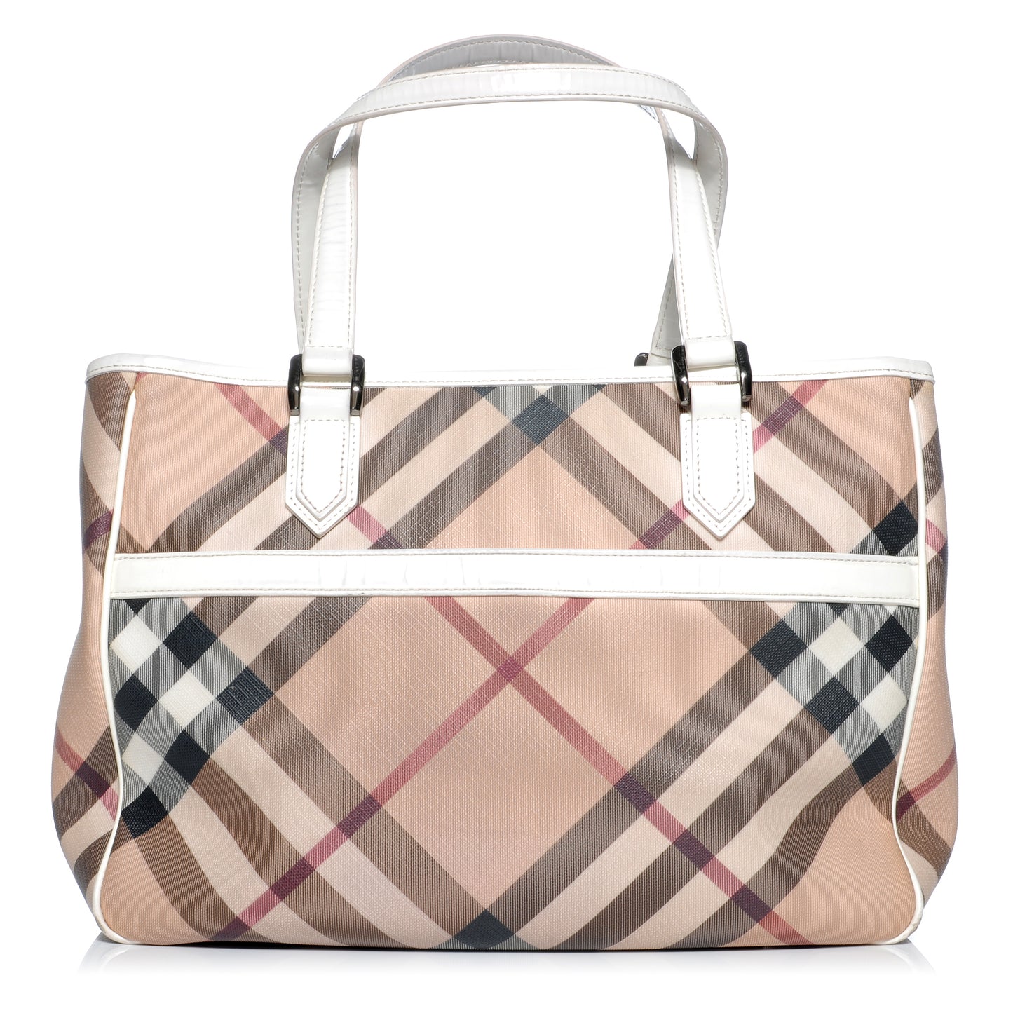 Nova Check Tote White