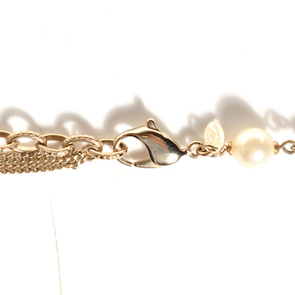 Chanel Pearl CC Long Necklace Gold 3 of 5