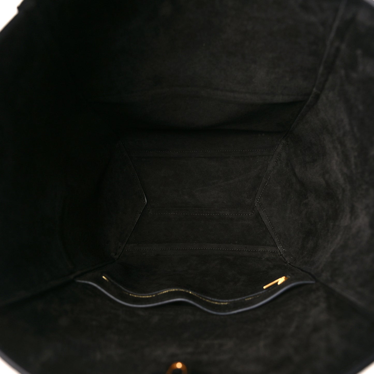 Soft Grained Calfskin Sangle Bucket Bag Black