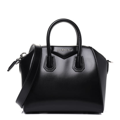 Givenchy Shiny Lord Calfskin Mini Antigona Black 1 of 13