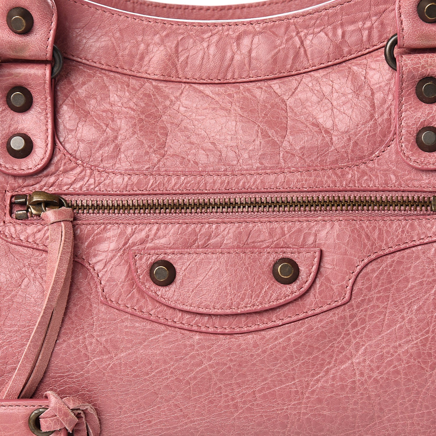 Balenciaga Agneau Classic Hardware City Rose Bruyere 10 of 10