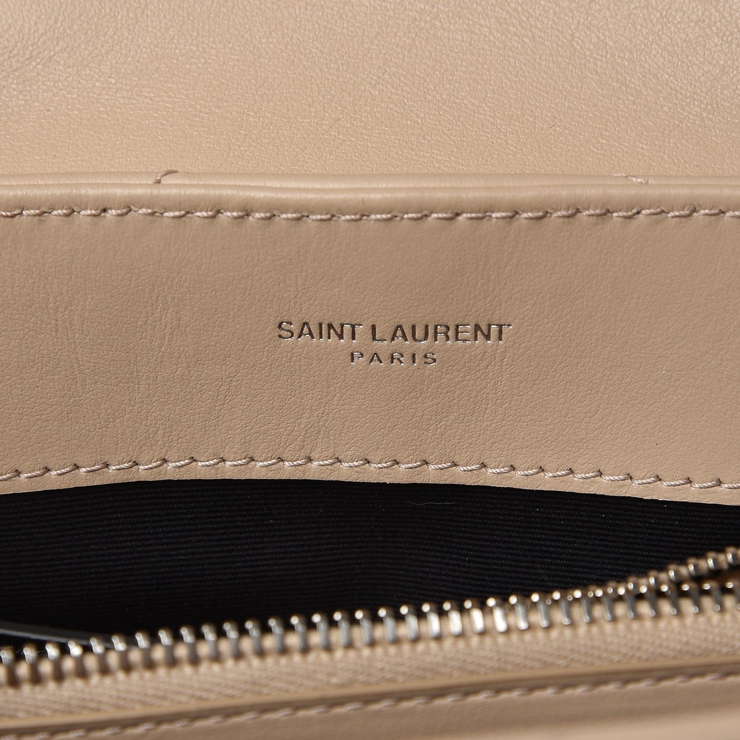 Calfskin Y Quilted Monogram Small Loulou Chain Satchel Nude Powder