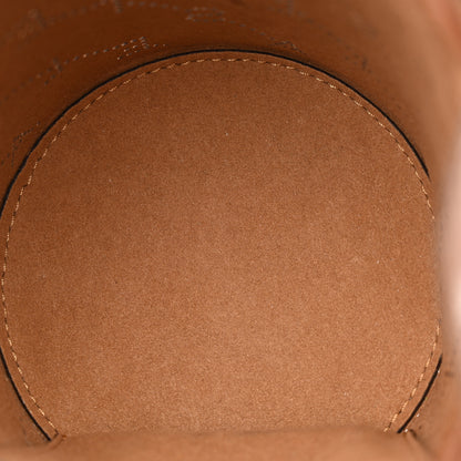 Stella McCartney Perforated Eco Alter Nappa Mini Bucket Bag Brown 5 of 13
