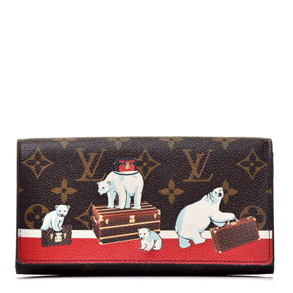 Louis Vuitton Monogram 2017 Christmas Animation Sarah Wallet 1 of 6