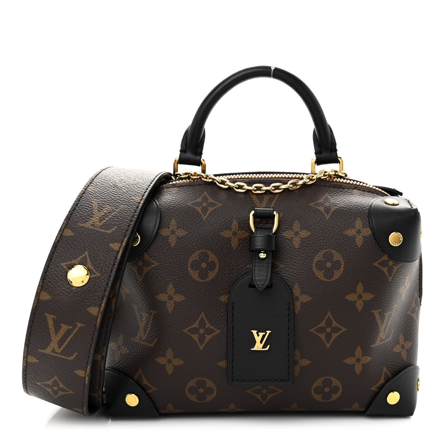 Monogram Petite Malle Souple Black