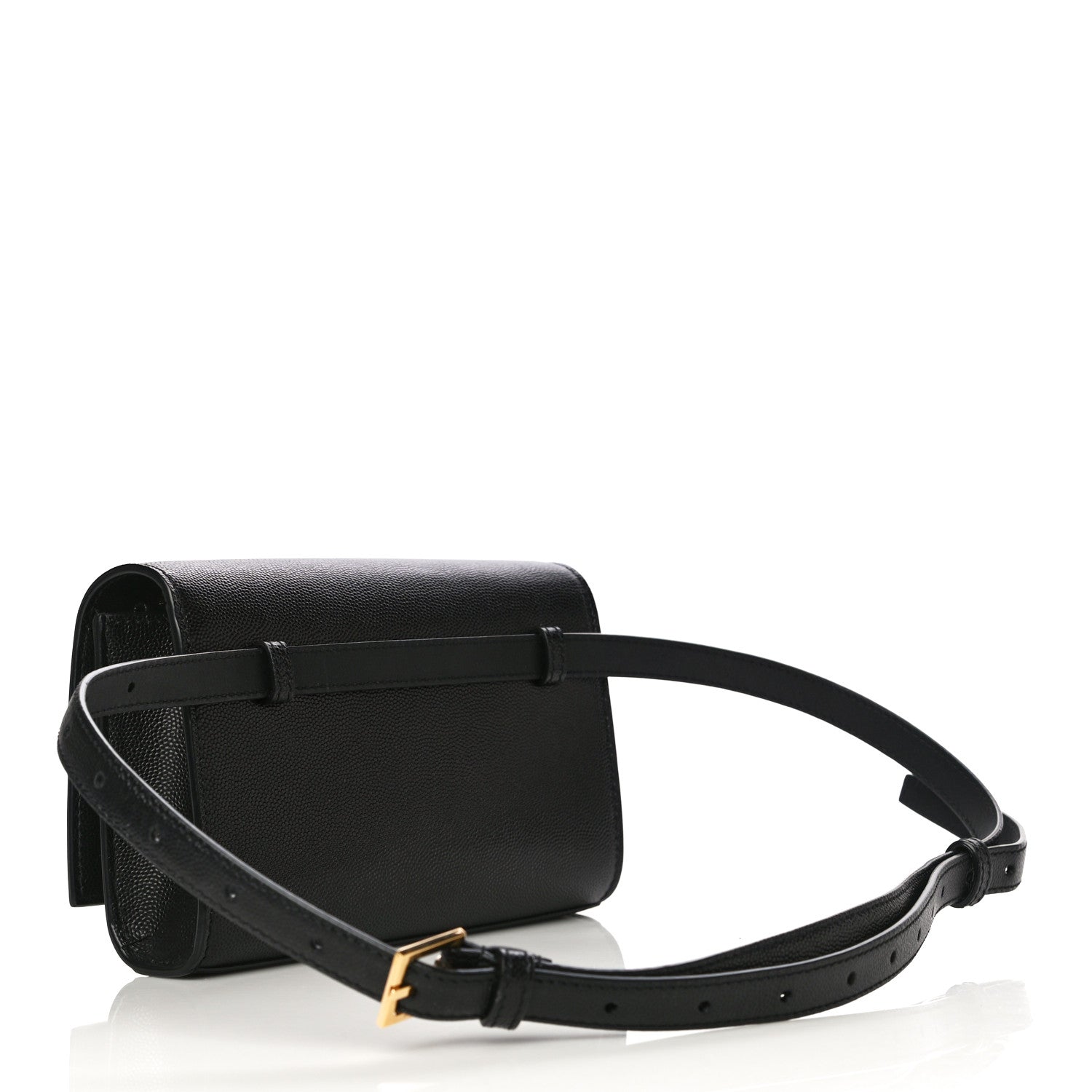 Saint Laurent Grain De Poudre Monogram Kate Belt Bag Black 2 of 9