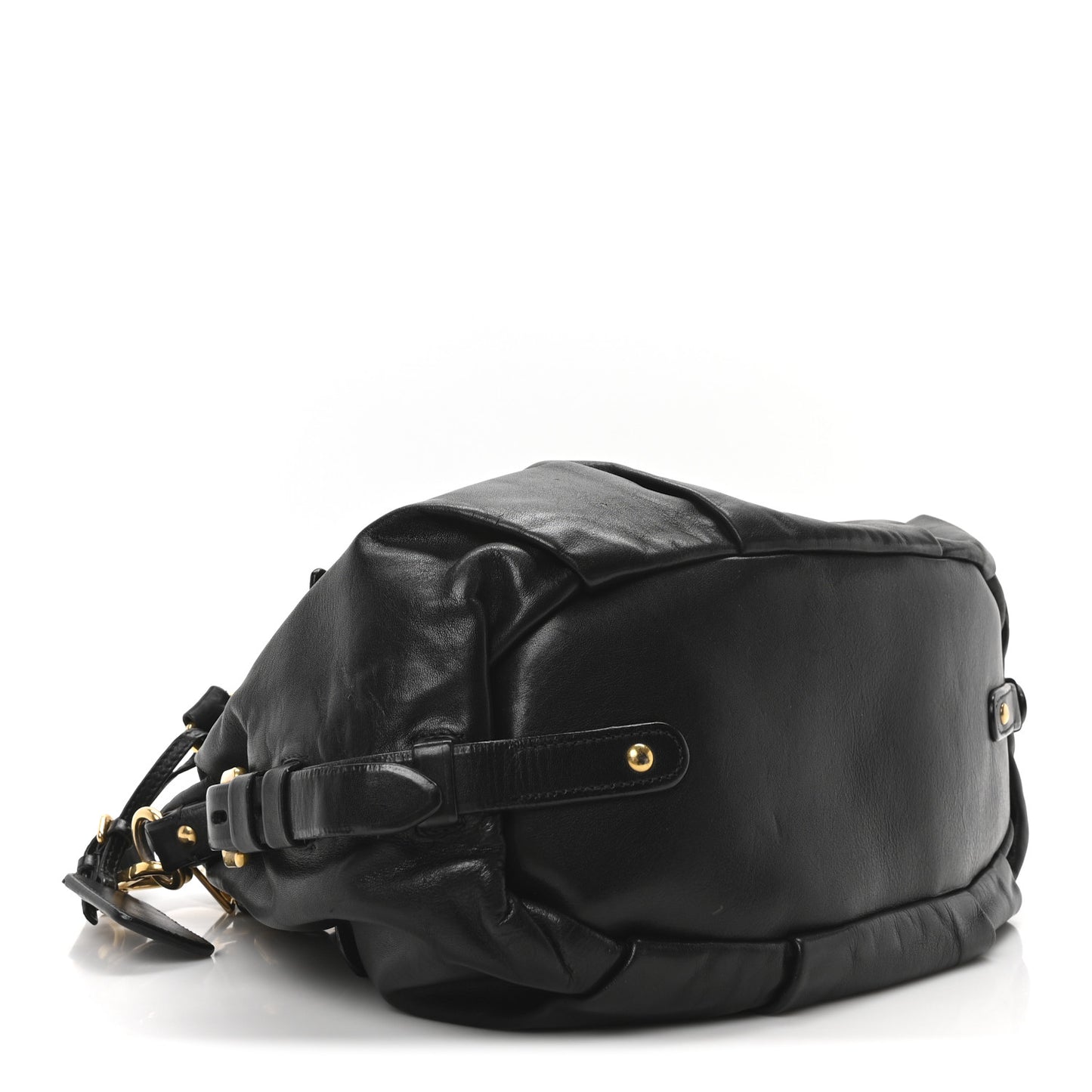 Soft Calf Shopping Satchel Black