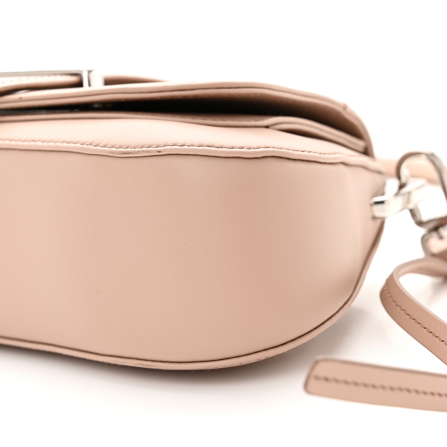 City Calfskin Saffiano Sidonie Shoulder Bag Cipria