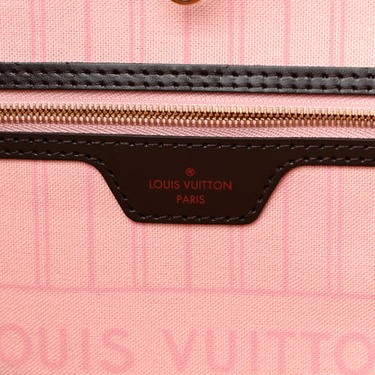 Louis Vuitton Damier Ebene Neo Neverfull MM Rose Ballerine 7 of 15