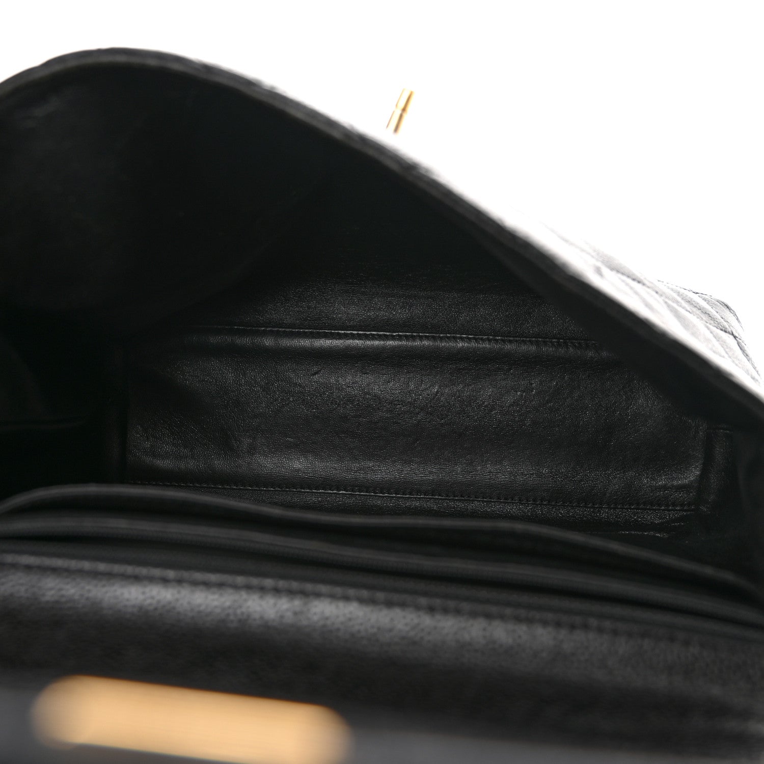 Chanel Caviar Quilted Jumbo Kelly Flap Black 5 of 9