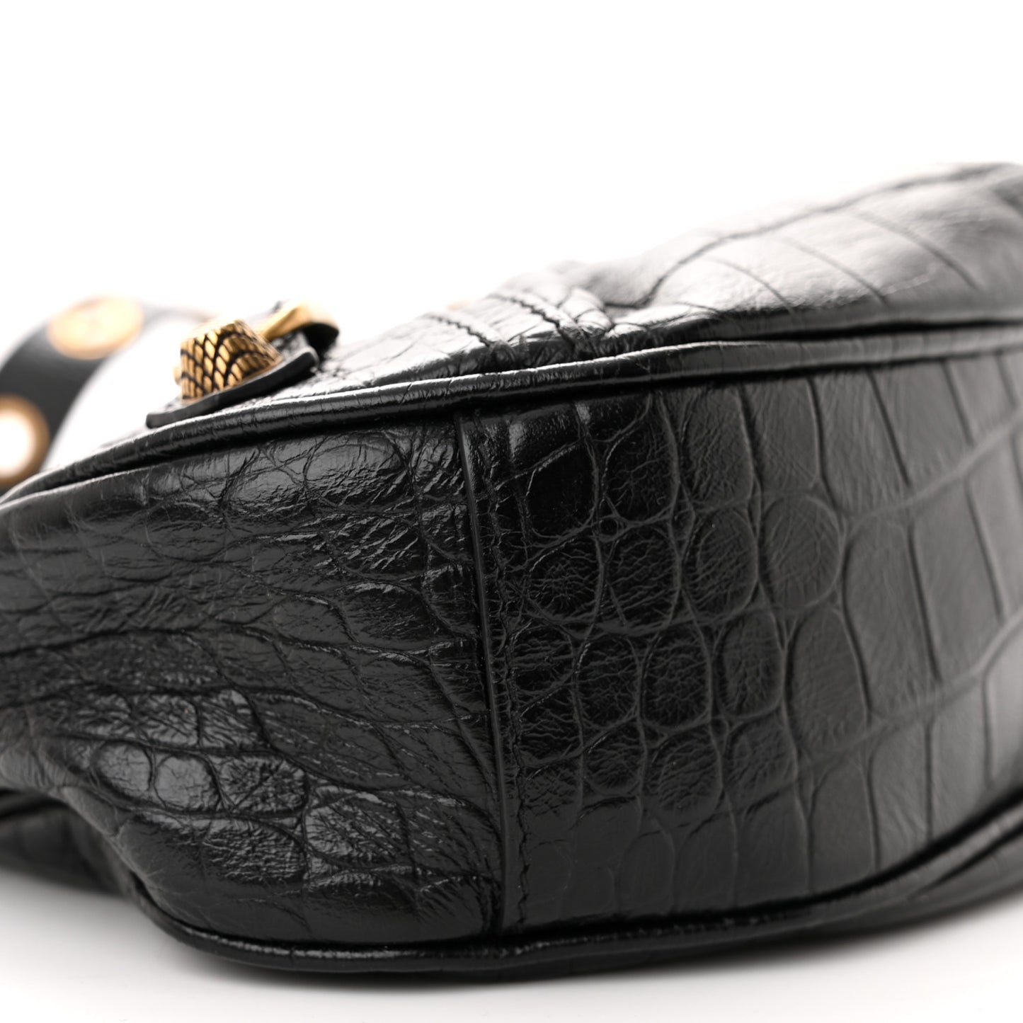 Agneau Arena Le Cagole Shoulder Bag XS Black