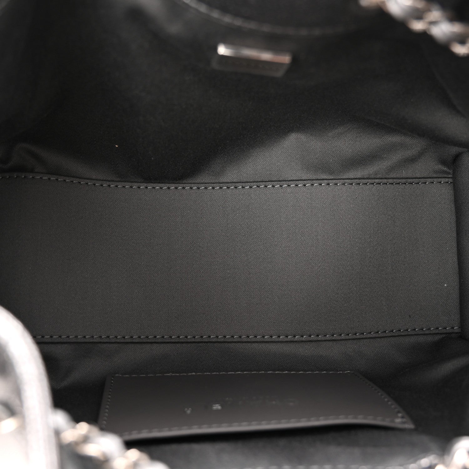 Chanel Metallic Caviar Quilted Mini Chanel 25 Handbag Anthracite 5 of 10