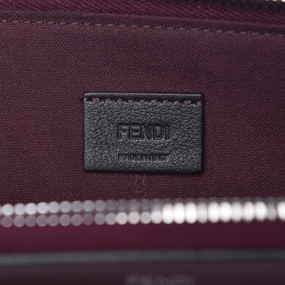 Fendi Vitello Dolce Studded Mini 2Jours Pouch Bordeaux Multicolor 6 of 10