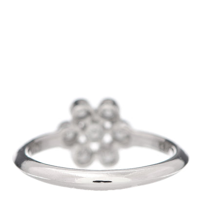 Tiffany Platinum Diamond Enchant Flower Ring 48 4.5 3 of 5