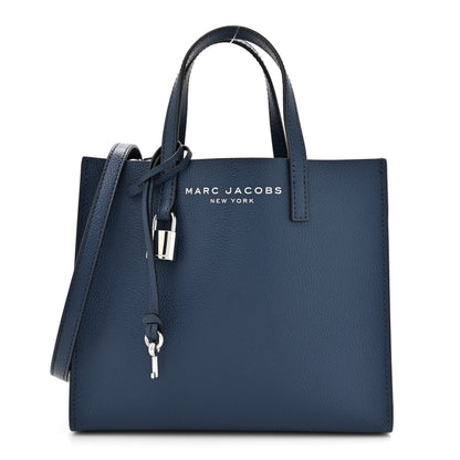 Marc Jacobs Calfskin Mini Grind Tote Bag Azure Blue 1 of 10