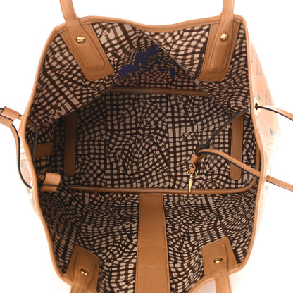 MCM Visetos Medium Liz Reversible Shopper Tote Cognac 8 of 13
