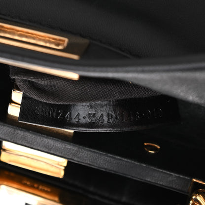 Fendi Nappa Mini Peekaboo Iconic Satchel Black 8 of 11