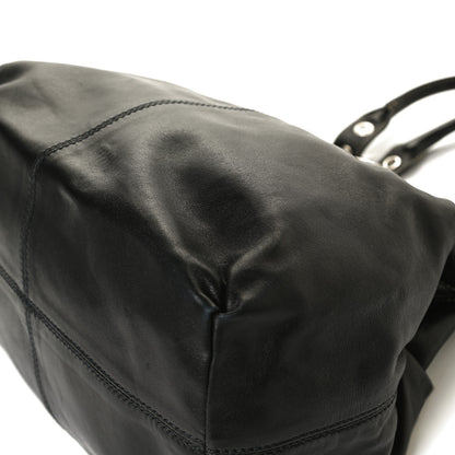 Prada Soft Calf Tote Black 11 of 14