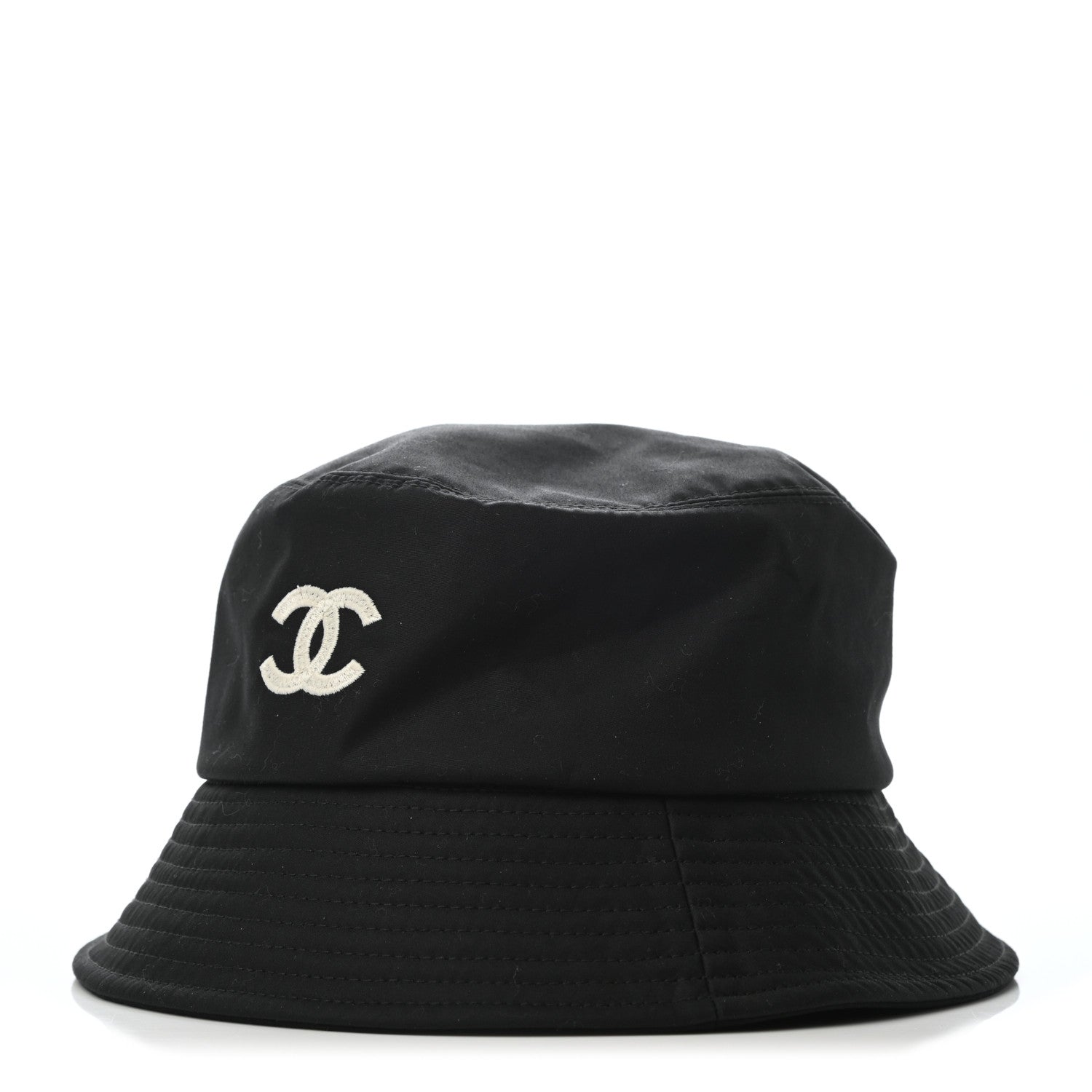 Chanel Cotton CC Bucket Hat M Black 1 of 7