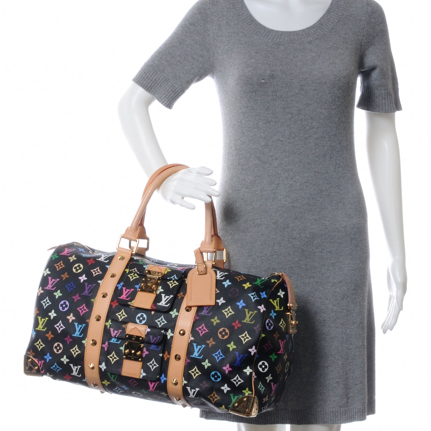 Monogram Multicolor Keepall 45 Black