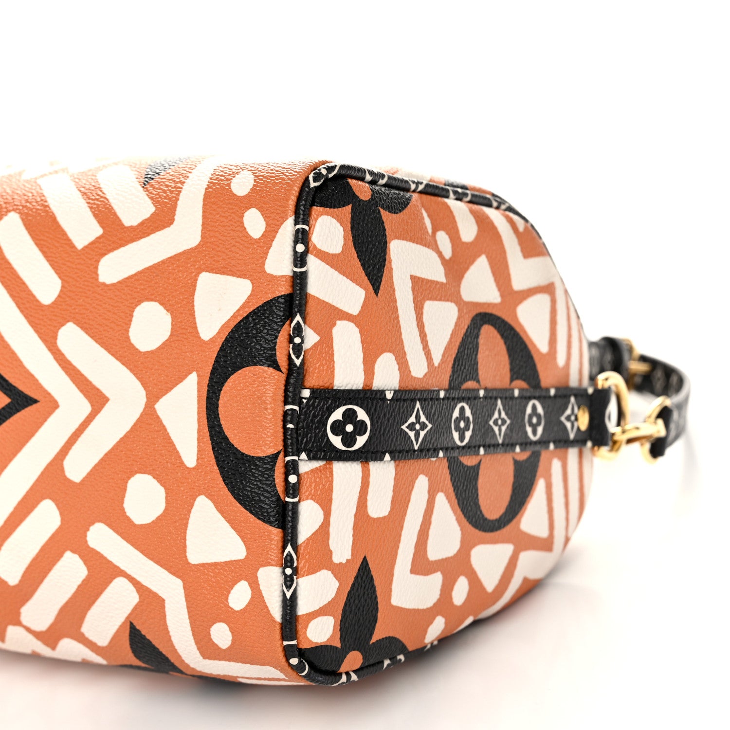 Louis Vuitton Monogram Giant Crafty Speedy Bandouliere 25 Creme Caramel 9 of 9