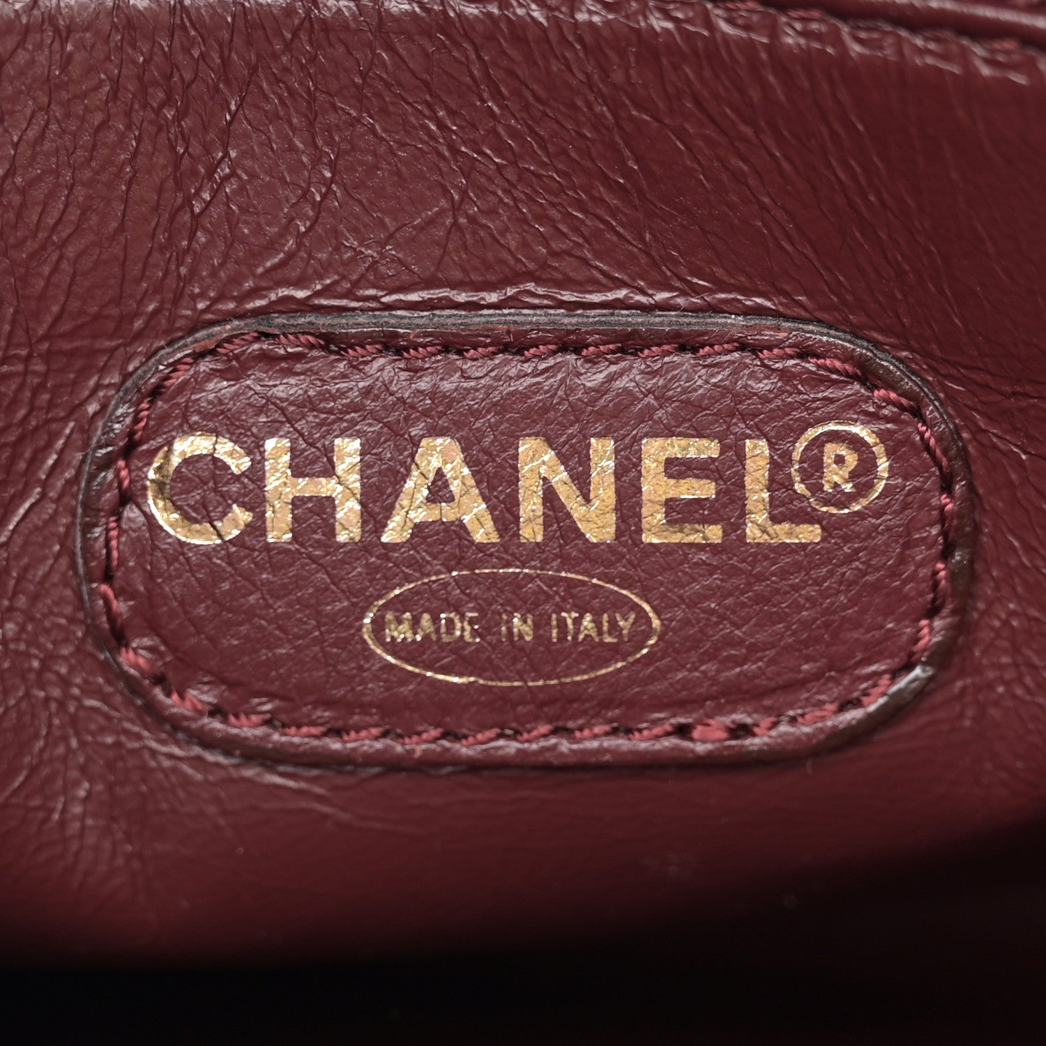 Chanel Caviar Shoulder Bag Burgundy 6 of 13