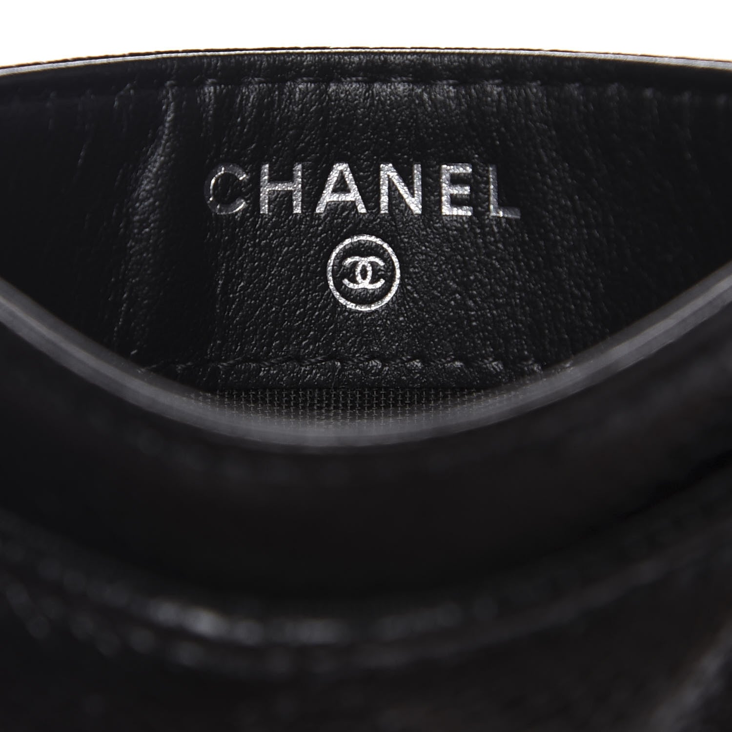Chanel Caviar Quilted Incognito Card Holder Black 7 of 9