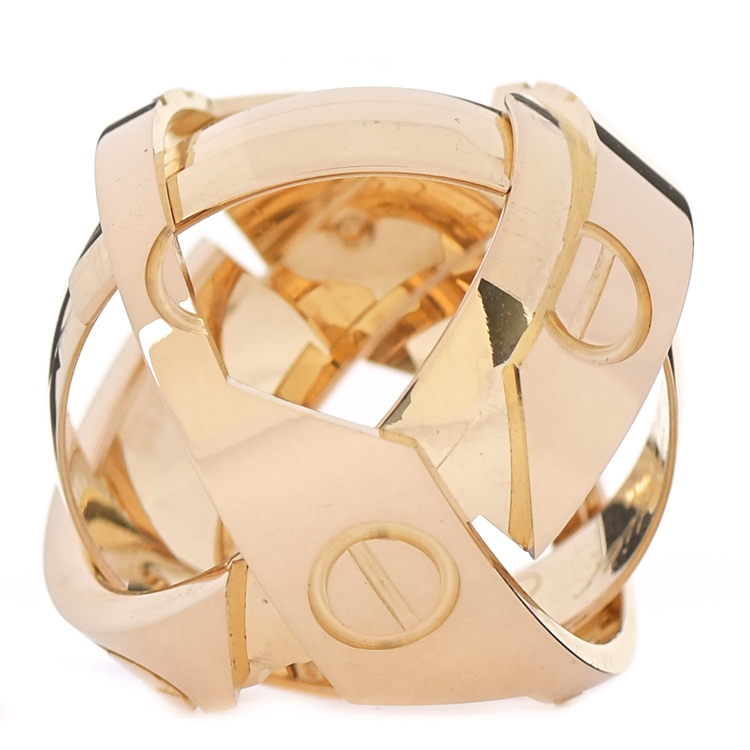 Cartier 18K Yellow Gold 7mm Astro LOVE Ring 63 10.25 4 of 6