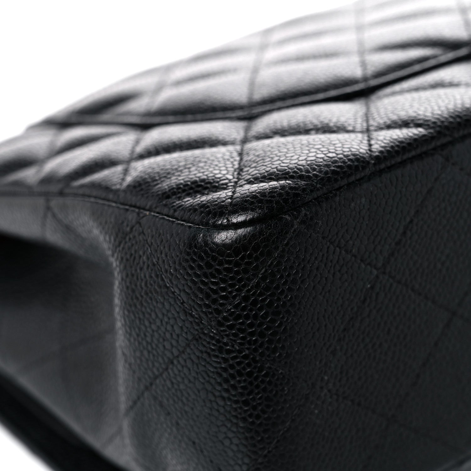 Chanel Caviar Quilted Jumbo Double Flap Black 9 of 19