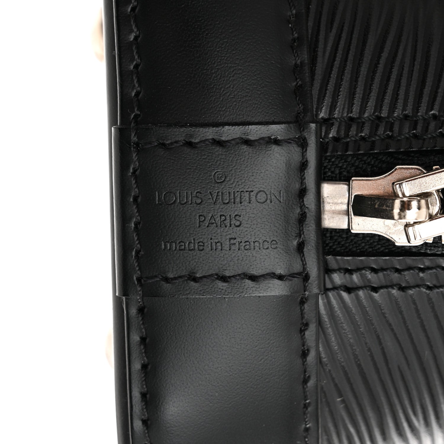 Louis Vuitton LOUIS VUITTON Epi Alma BB Black 6 of 11