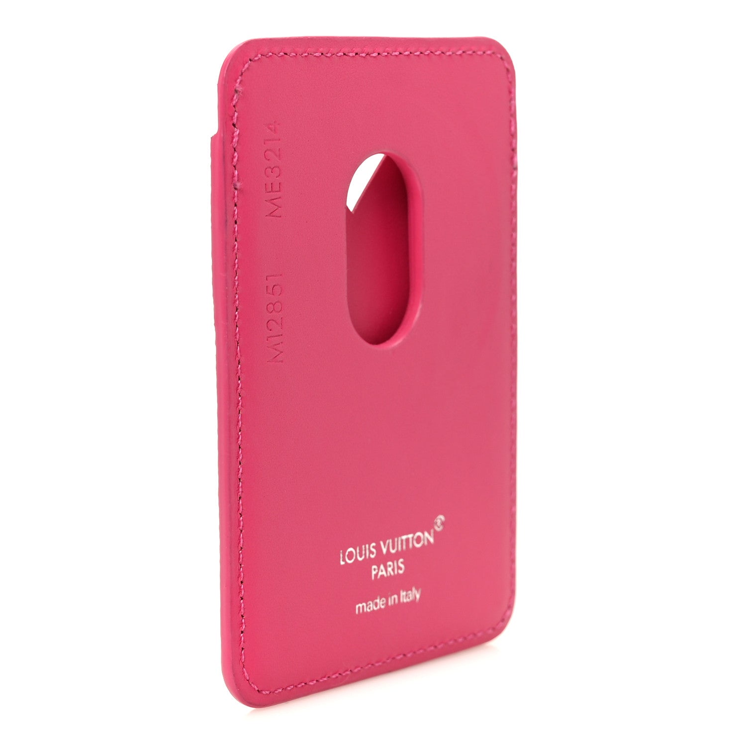 Louis Vuitton Monogram Macassar Magnetic Card Holder Pondichery Pink 3 of 7