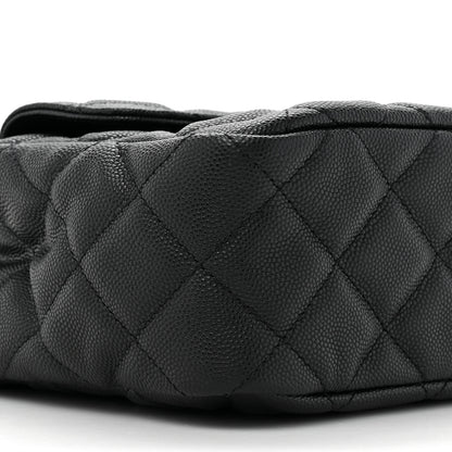 Chanel Caviar Quilted Wavy CC Hobo Black 10 of 10