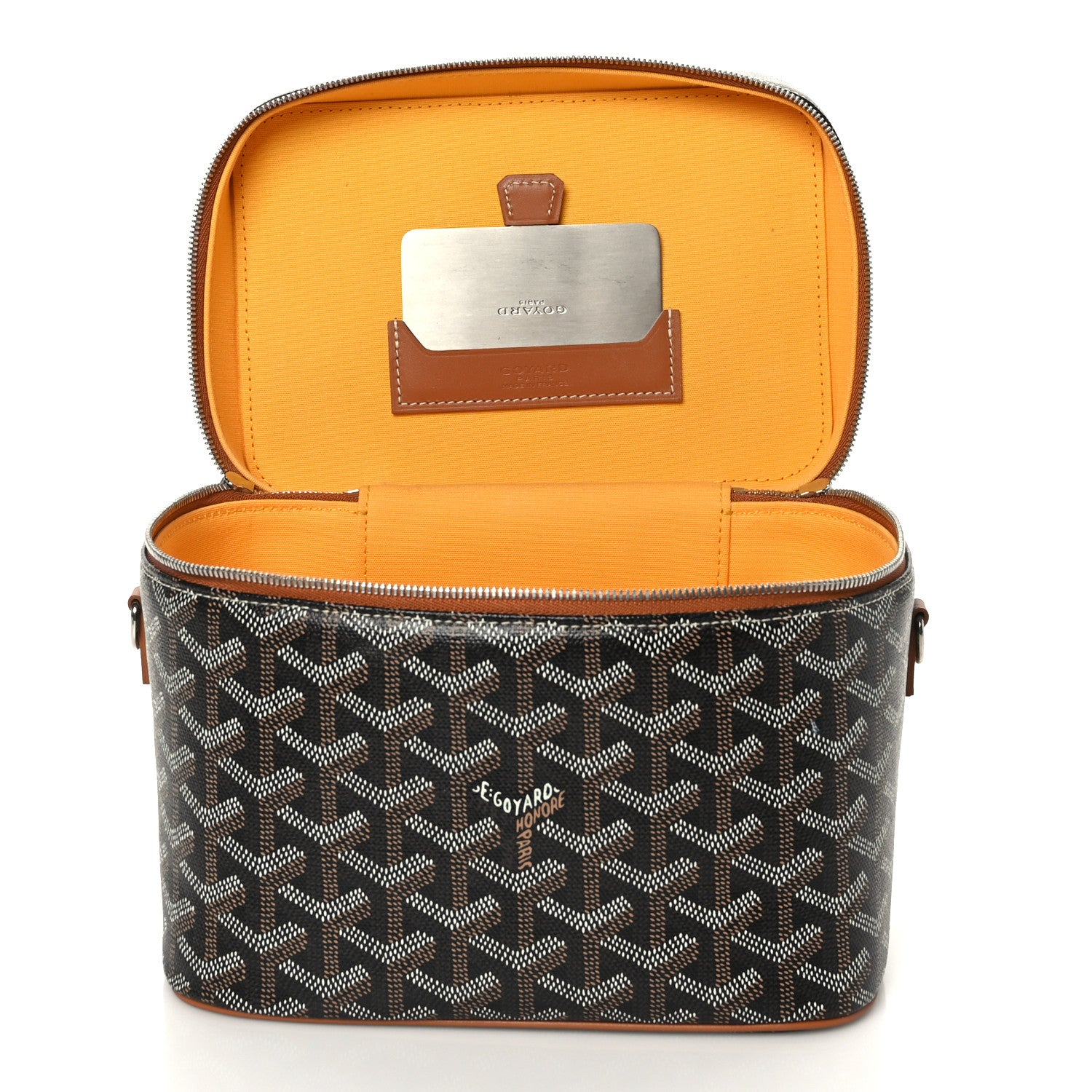 Goyard Goyardine Muse Vanity Case Black Gold 6 of 13