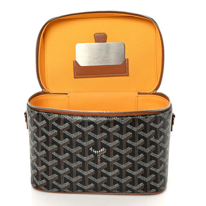 Goyard Goyardine Muse Vanity Case Black Gold 6 of 13