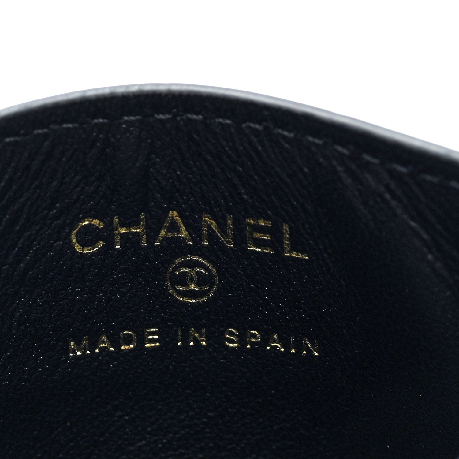 Chanel Calfskin Crocodile Embossed Crococo Card Holder Black 6 of 8