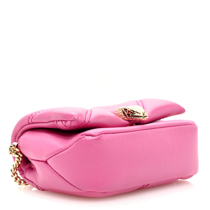 Bulgari Calfskin Serpenti Cabochon Micro Bag Pink 4 of 9