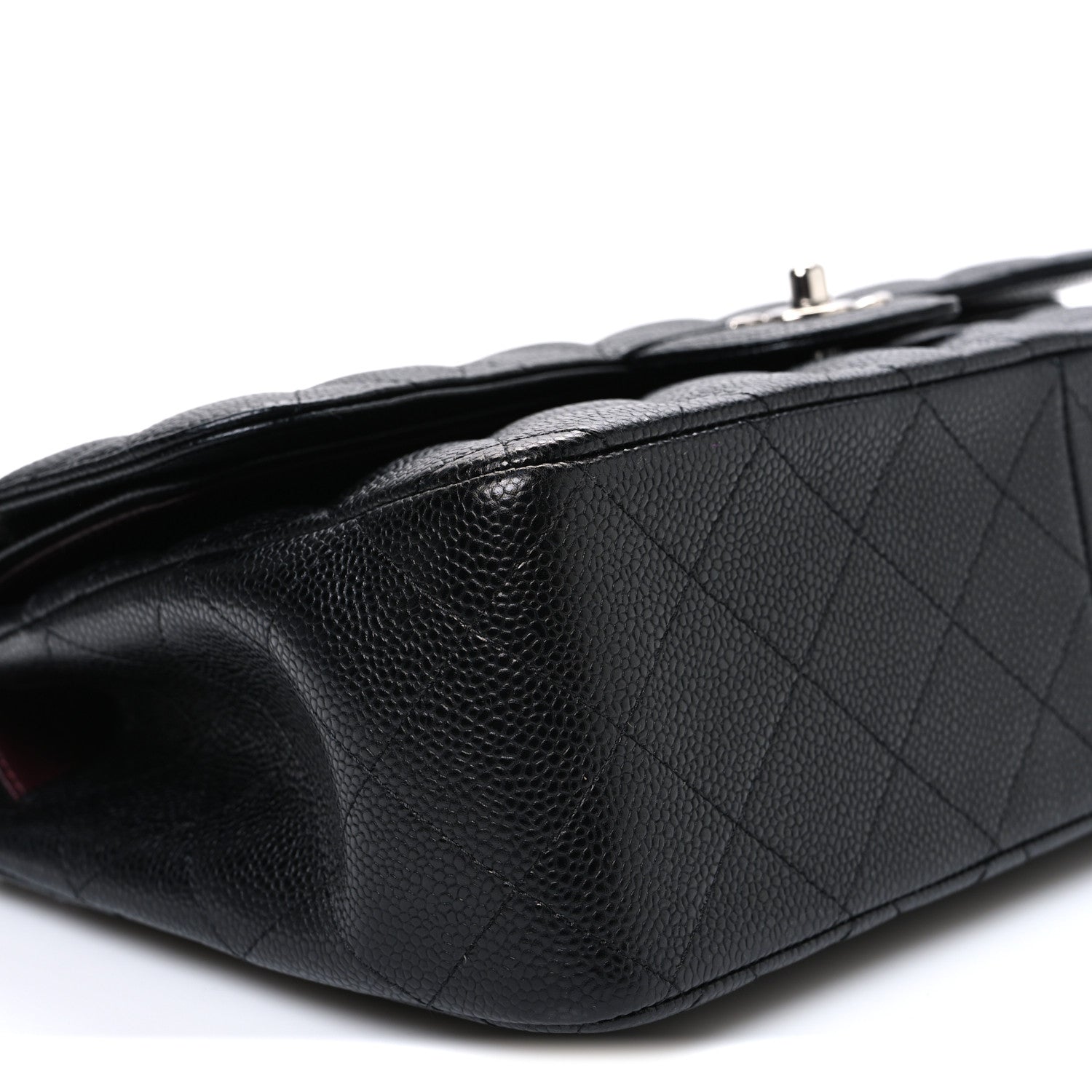 Chanel Caviar Quilted Jumbo Double Flap Black 9 of 10