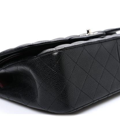 Chanel Caviar Quilted Jumbo Double Flap Black 9 of 10