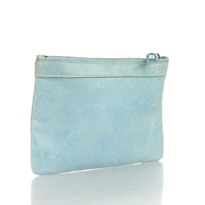 Balenciaga Chevre Classic Hardware M Porte-Monnaie Coin Purse Sky Blue 3 of 7