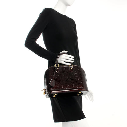 Louis Vuitton Vernis Alma PM Amarante 2 of 8